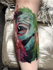 joker-comic-book-color-tattoo-colorado-springs-art-in-motion.jpg-scaled