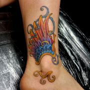 Wing-design-around-ankle