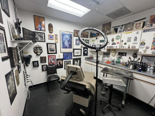 private tattoo room in art in motion tattoos. Colorado Springs CO