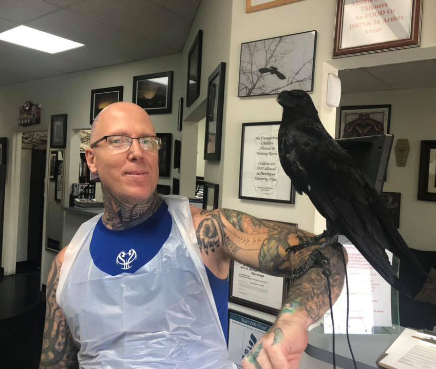 Tattoo artist Don Davis, owner of Art in Motion Tattoos in Colorado Springs, CO